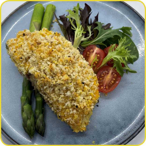 Salmon with Lemon Myrtle crust