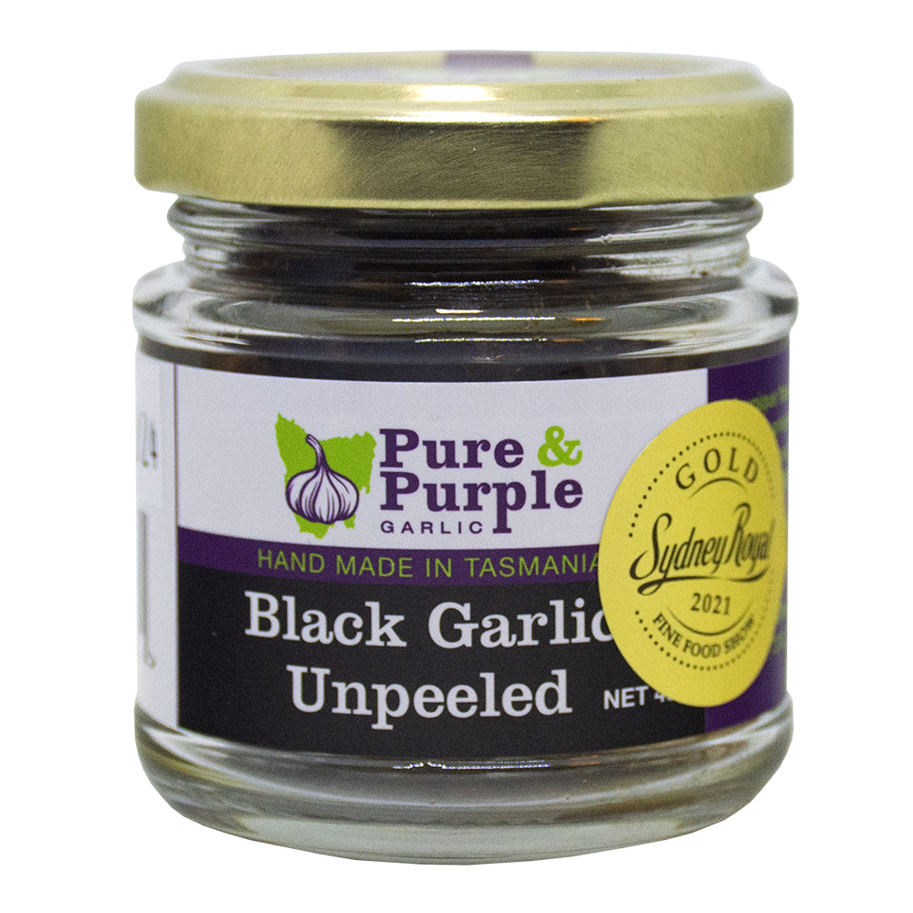 GOLD MEDAL WINNER! Black Garlic Unpeeled - 45gm