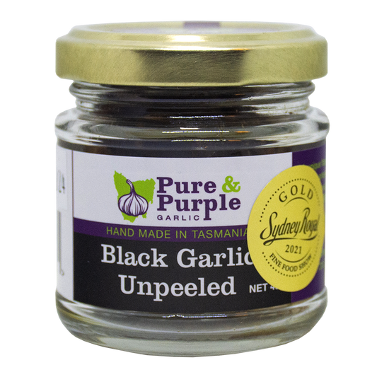 GOLD MEDAL WINNER! Black Garlic Unpeeled - 45gm